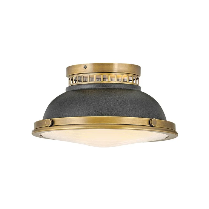 Hinkley Emery Foyer Light – Heritage Brass with Aged Zinc – 4081HB-DZ