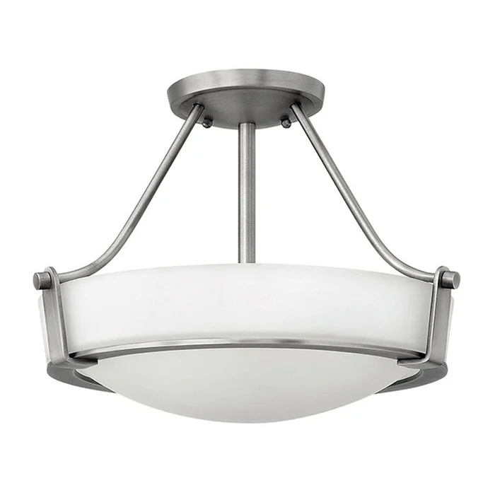 Hinkley Hathaway Semi-Flush Mount – Antique Nickel – 3220AN-LED