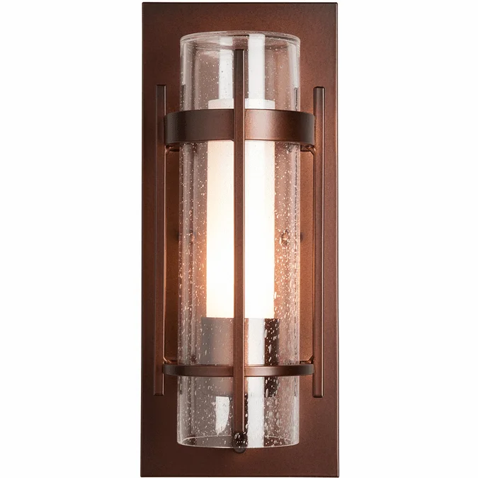 Hubbardton Forge 305896 Banded Outdoor 12″ Wall Light Sconce