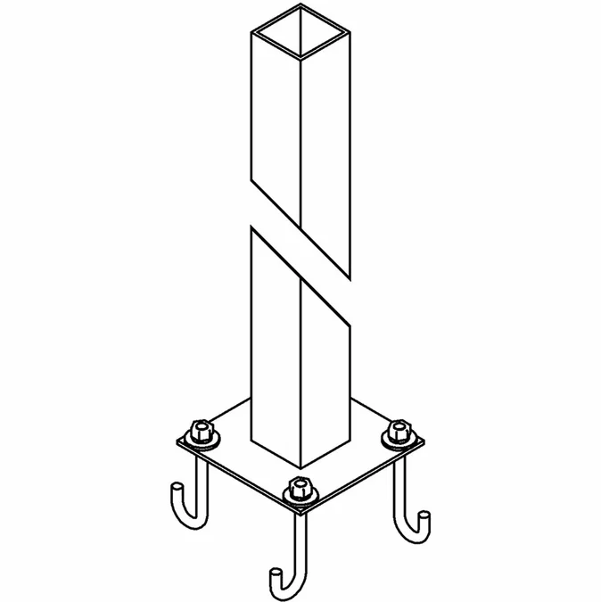 Hubbardton Forge 390123 Outdoor Square Post