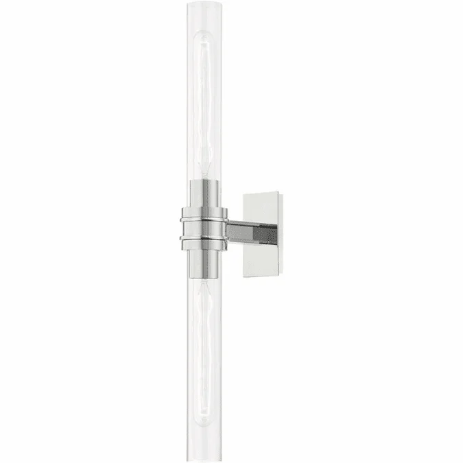 Hudson Valley 1042-PN Oakfield Modern Polished Nickel Wall Sconce