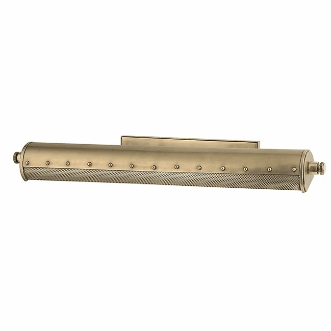 Hudson Valley 2126-AGB Gaines Vintage Aged Brass Finish 25.5″ Wide Picture Light