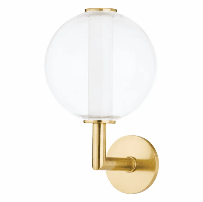 Hudson Valley 5209-AGB Richford Modern Aged Brass LED Wall Sconce