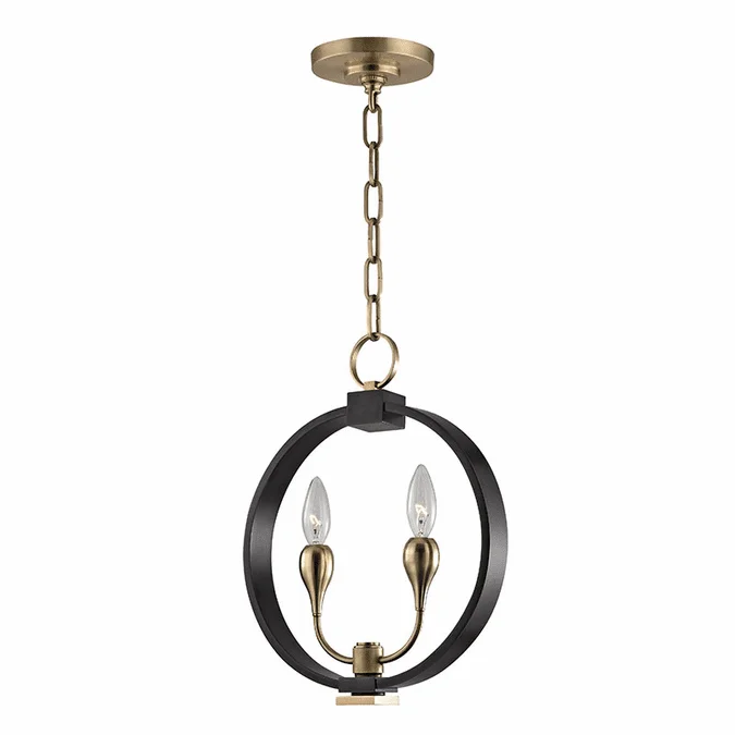 Hudson Valley 6712-AOB Dresden Contemporary Aged Old Bronze Foyer Lighting