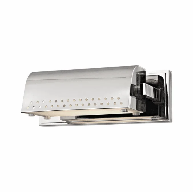 Hudson Valley 8108-PN Garfield Polished Nickel LED Art Lighting