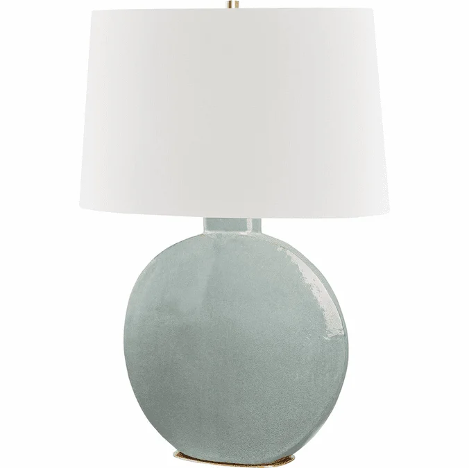 Hudson Valley L1840-AGB-GRY Kimball Aged Brass / Gray Table Lamp