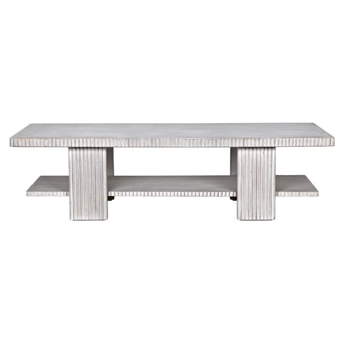 humphrey coffee table, white wash