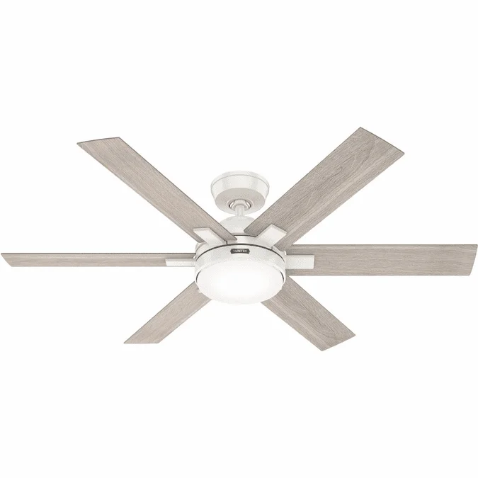 Hunter 51880 Georgetown Fresh White LED 52″ Ceiling Fan