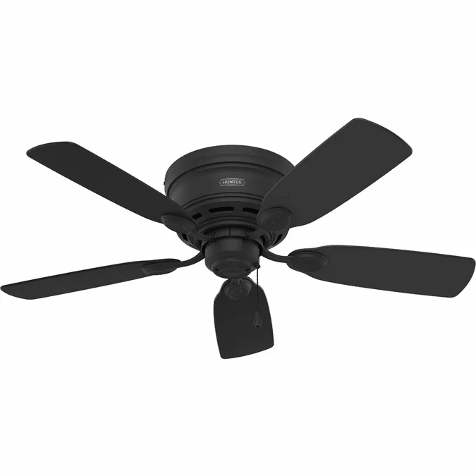 Hunter 52392 Low Profile IV Matte Black Ceiling Fan
