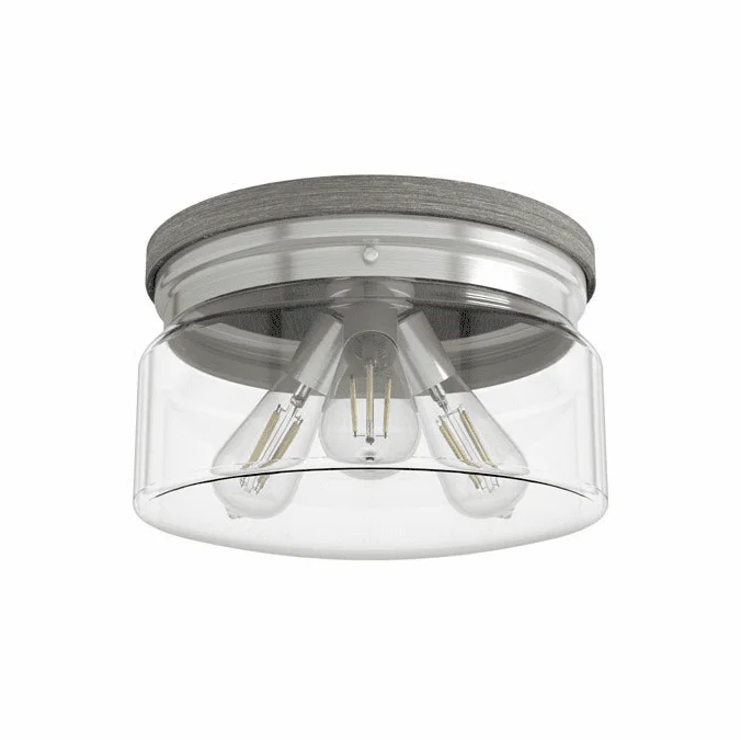 Hunter Lighting 19152 Devon Park Modern Brushed Nickel Ceiling Lighting