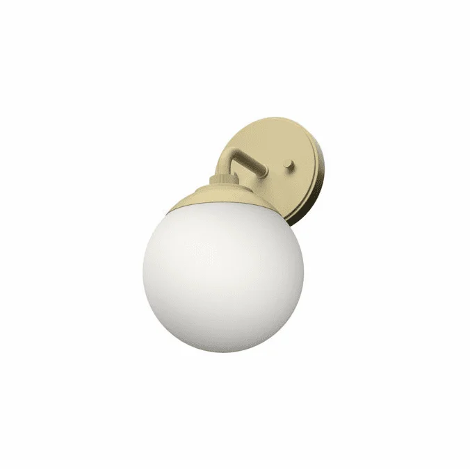 Hunter Lighting 19175 Hepburn Contemporary Painted Modern Brass Wall Sconce