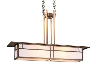 Huntington Two Light Mini-Island Pendant in Rustic Brown (37|HCM-35ECR-RB)