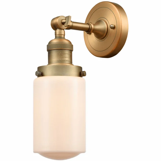 Innovations 203-BB-G311 Franklin Restoration Dover Brushed Brass LED Lighting Sconce