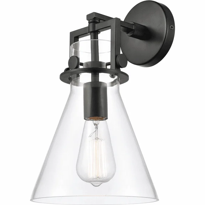 Innovations 411-1W-G411-8CL Downtown Urban Newton Cone Modern LED Lighting Sconce