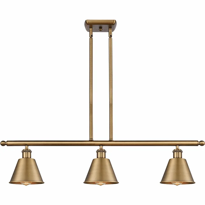 Innovations 516-3I-BB-M8 Ballston Smithfield Brushed Brass LED Kitchen Island Light