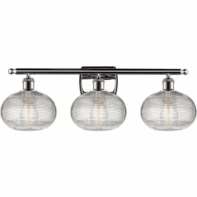 Innovations 516-3W-G555-8 Ballston Ithaca Modern LED 3-Light Bathroom Sconce Lighting