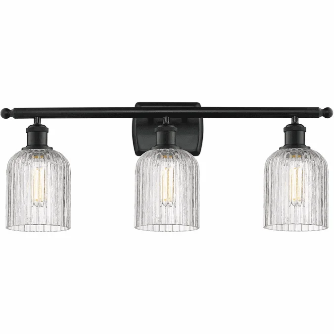 Innovations 516-3W-G559-5CL Ballston Bridal Veil Contemporary LED 3-Light Bathroom Wall Light Fixture