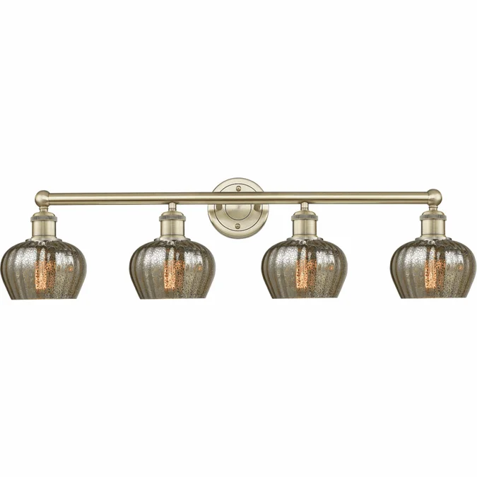 Innovations 616-4W-G96 Edison Fenton 4-Light Bath Wall Sconce
