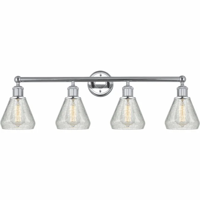 Innovations 616-4W-PC-G275 Conesus Polished Chrome 4-Light Vanity Lighting