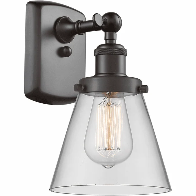 Innovations 916-1W-OB-G62 Ballston Small Cone Contemporary Oil Rubbed Bronze Wall Lighting Fixture