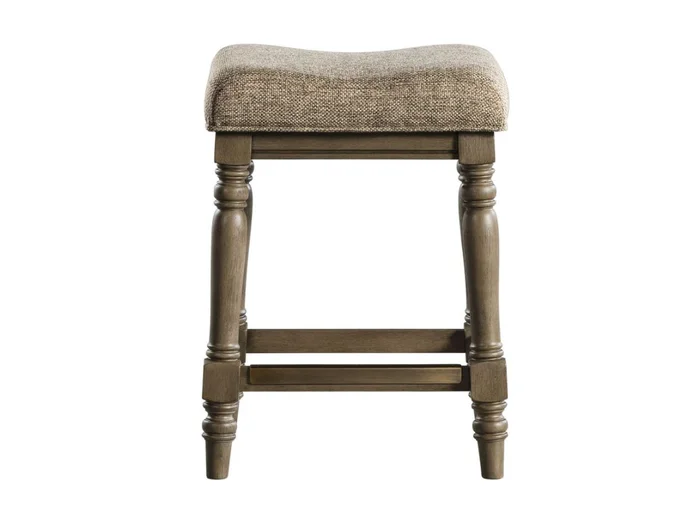 Intercon Furniture Balboa Park Backless Stool w/Cushion Seat in Roasted Oak BI-BS-35LC-RDO-K24 (Set of 2)