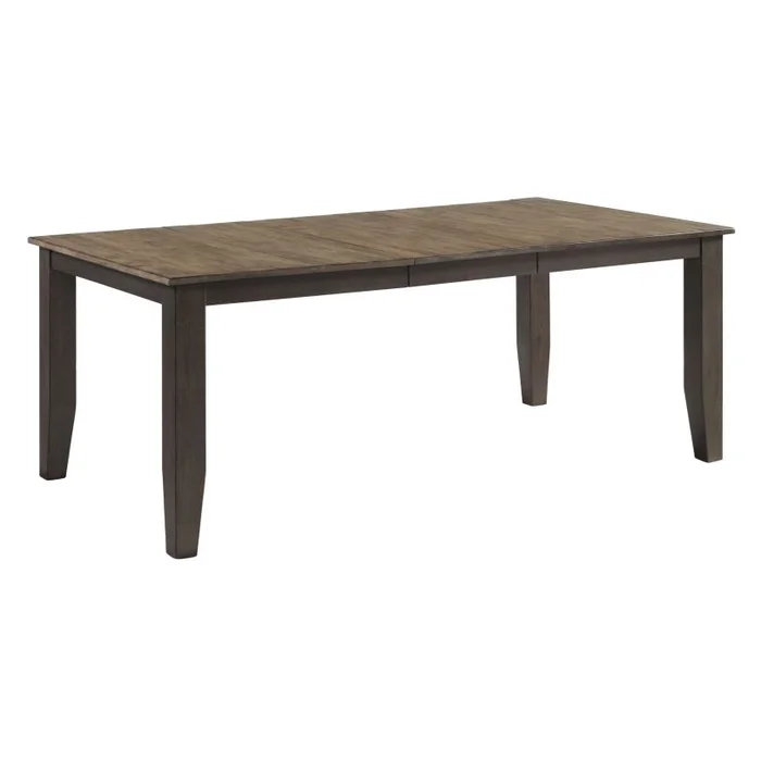 Intercon Furniture Beacon Dining Table in Black and Walnut