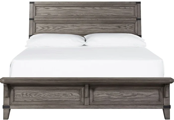 Intercon Furniture Forge Cal King Bed in Brushed Steel