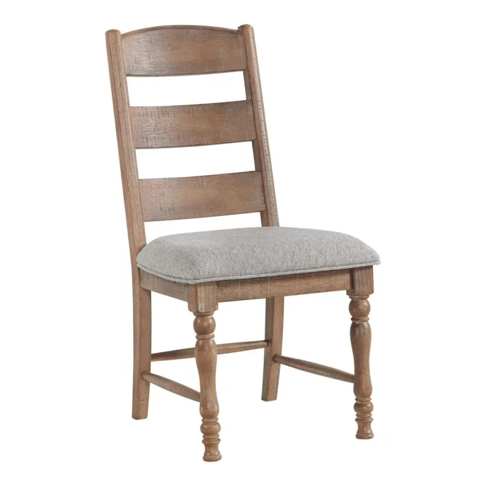 Intercon Furniture Highland Ladder Back Chair (Set of 2) in Sandwash HI-CH-789C-SWH-RTA