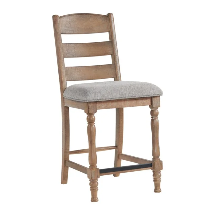 Intercon Furniture Highland Ladder Back Stool (Set of 2) in Sandwash HI-BS-789C-SWH-K24