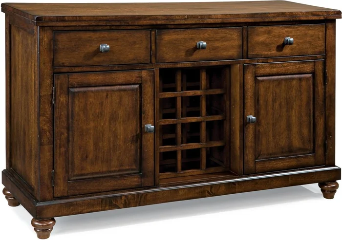 Intercon Furniture Kingston Server in Raisin