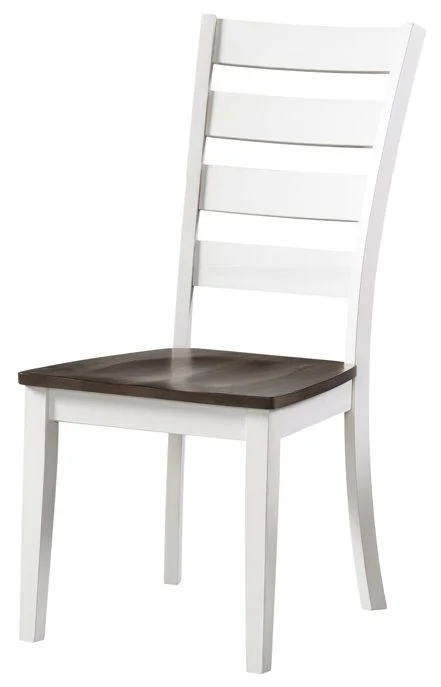 Intercon Furniture Kona Side Chair in Gray & White (Set of 2)