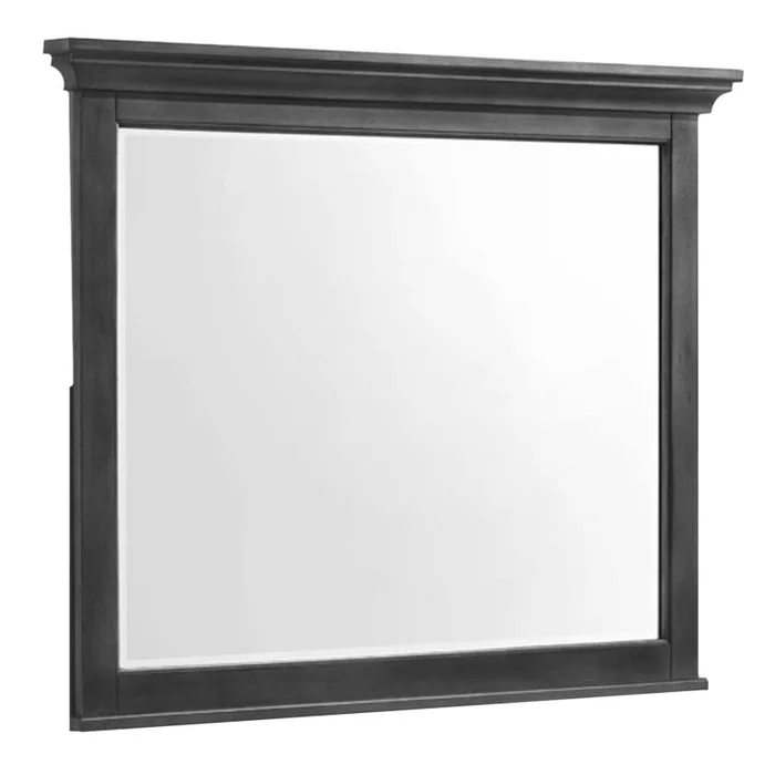Intercon Furniture San Mateo Landscape Mirror in Gray SM-BR-8891-GRY-C