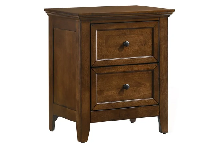 Intercon Furniture San Mateo Youth 2 Drawer Nightstand in Tuscan SM-BR-4302-TUS-C