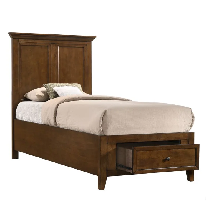 Intercon Furniture San Mateo Youth Twin Storage Bed in Tuscan