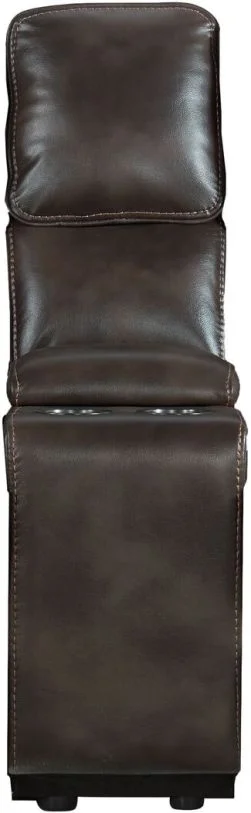 Intercon Furniture Silhouette 1/3-Love Console in Bolero Coffee SE-LS-CONPP-COF-C