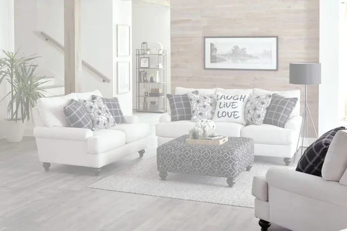 Jackson Cumberland Chair in Ecru/Black 3245-01