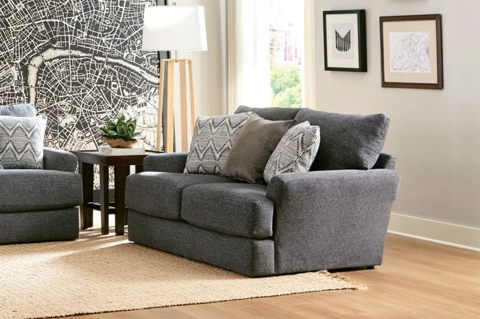 Jackson Howell Loveseat in Night/Graphite 3482-02