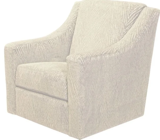Jackson Lamar Swivel Chair in Cream 4098-21/2268/6