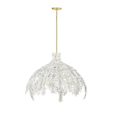 Jalore Six Light Pendant in White (40|46436-023)