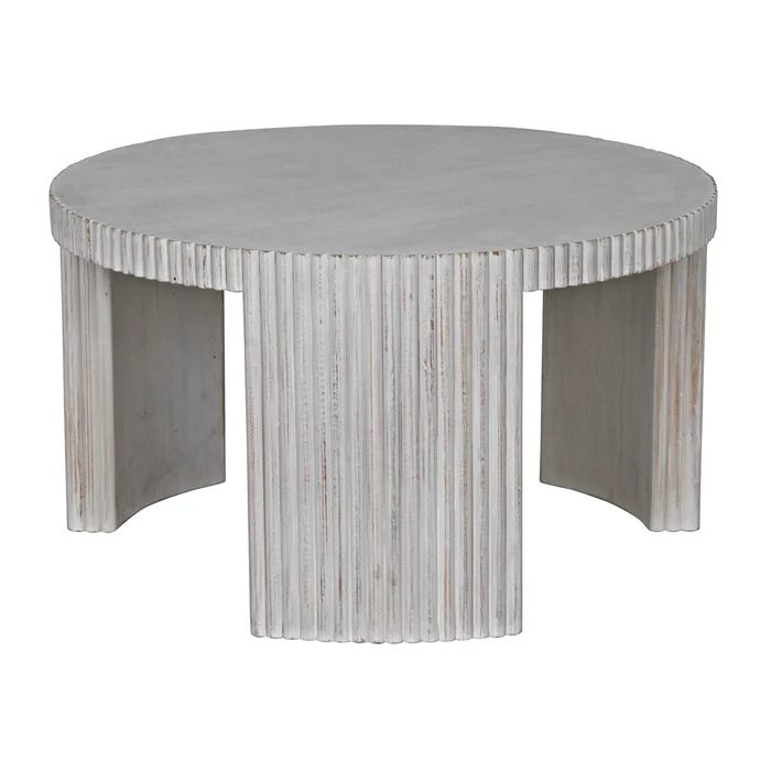 jgor side/coffee table, white wash
