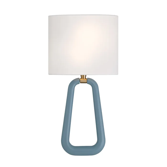 jori 2 light aged brass + blue sconce