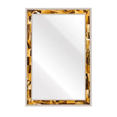 Juba Mirror in Horn (45|H0806-10494)