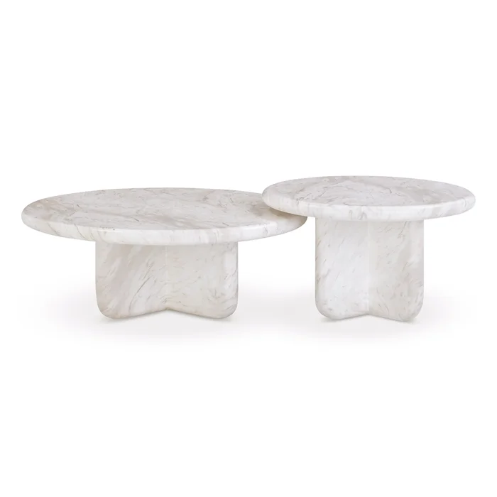 juju nesting marble coffee tables