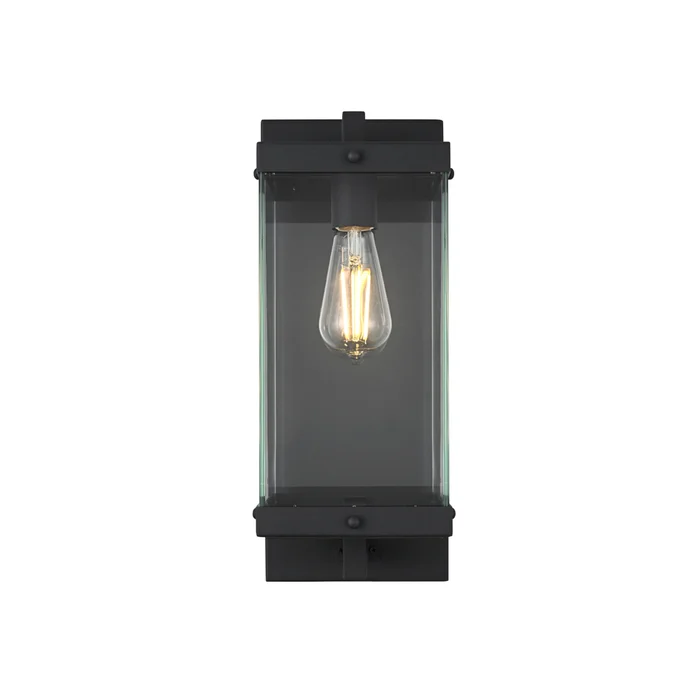 julien 7 inch outdoor wall sconce in black