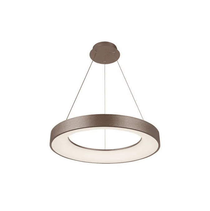 Justice Design ACR-4061-OPAL-LTBZ Acryluxe Sway Modern Light Bronze LED 19″ Pendant Light