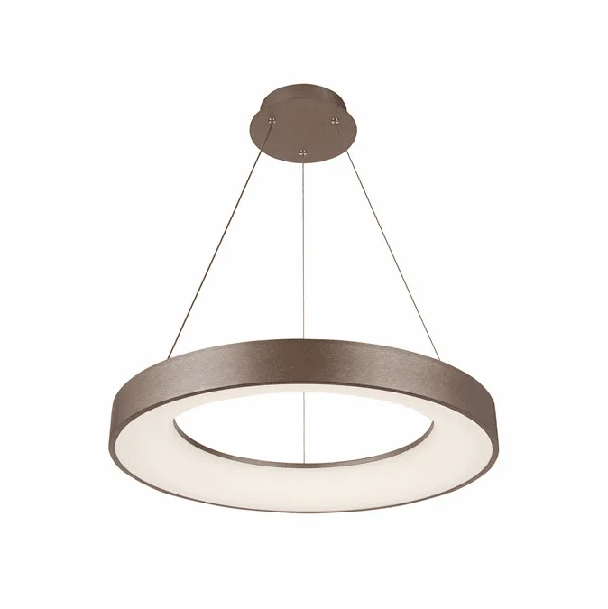 Justice Design ACR-4062-OPAL-LTBZ Acryluxe Sway Modern Light Bronze LED 24″ Lighting Pendant