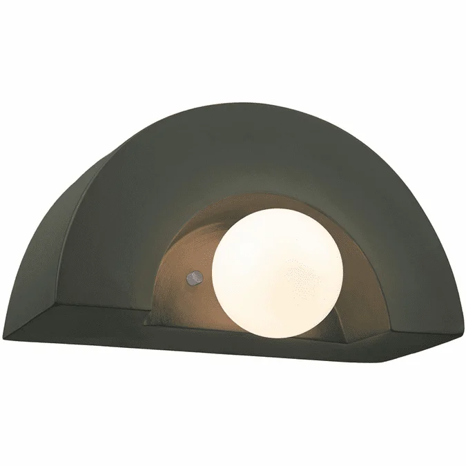 Justice Design CER-3020-PWGN Ambiance Pewter Green Wall Lighting Fixture