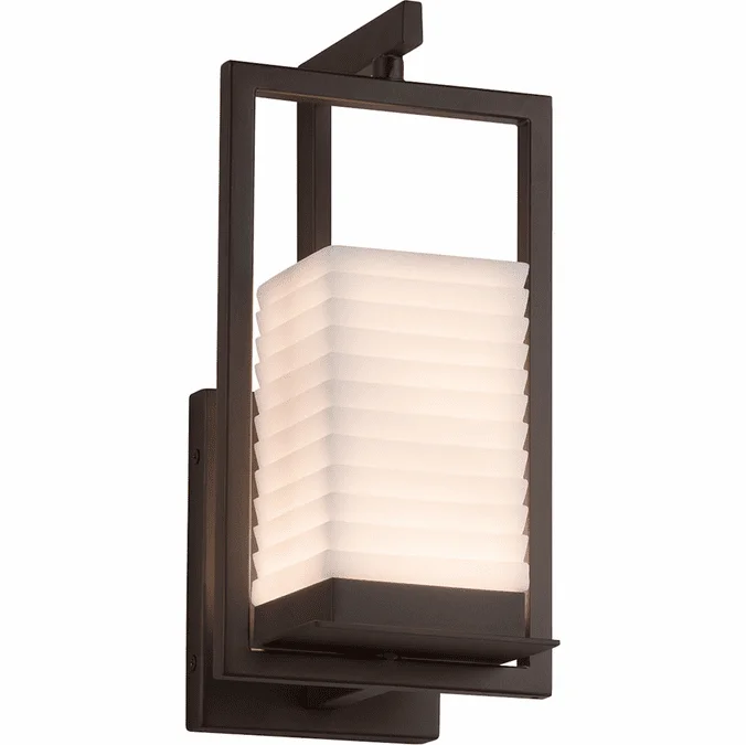 Justice Design PNA-7511W Porcelina Laguna Modern LED Outdoor Lighting Wall Sconce