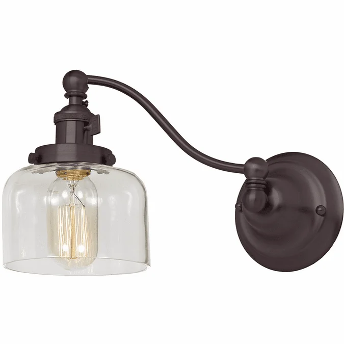 JVI Designs 1253-08-S4 Soho Shyra Contemporary Oil Rubbed Bronze Wall Swing Arm Light