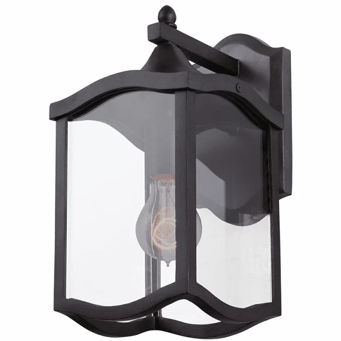 Kalco 404520AI Lakewood Aged Iron Exterior Small Lamp Sconce